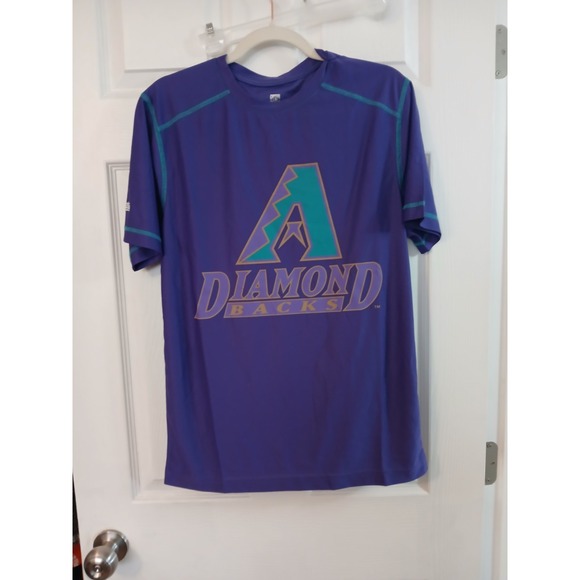 NWT MLB Baseball Merchandise Arizona Diamondbacks Jersey Shirt Purple Size S - Picture 1 of 7